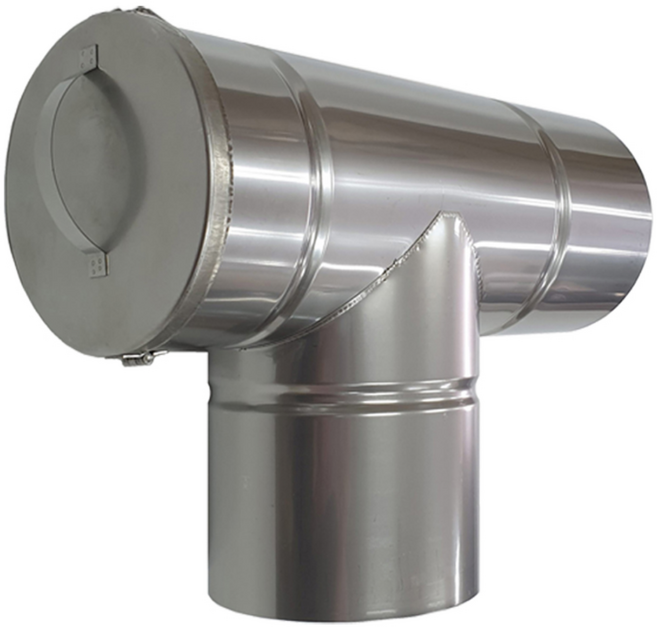 스토브에이드 125mm 캡티 / 스텐연통 두께0.5mm 화목난로 펠렛 보일러 연도