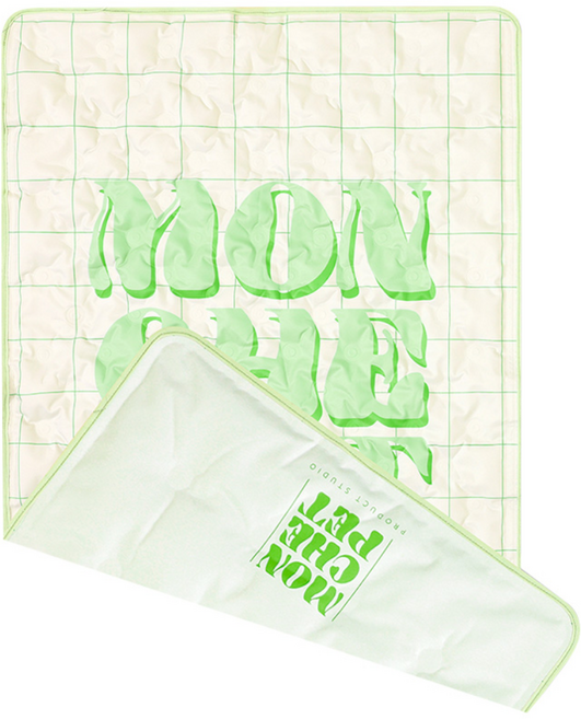 [프리미엄 쿨매트] 몽셰펫 베베 프로즌 강아지 고양이 쿨매트 대형, 1개, 그린