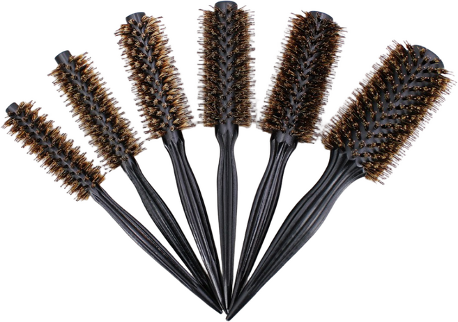 머리앤 티크포킹 돈모 헤어 롤 브러쉬 뿌리볼륨 빗, 1개, 5호