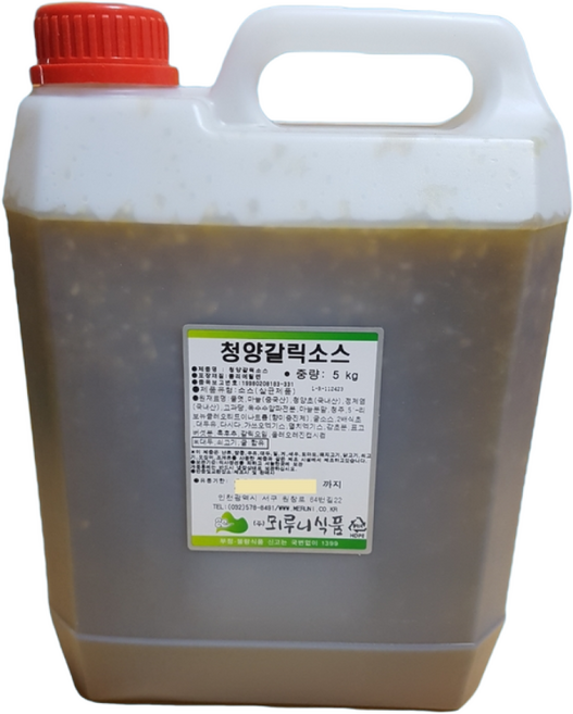 뫼루니식품 청양갈릭소스 매콤한맛 5KG 마늘소스, 1개
