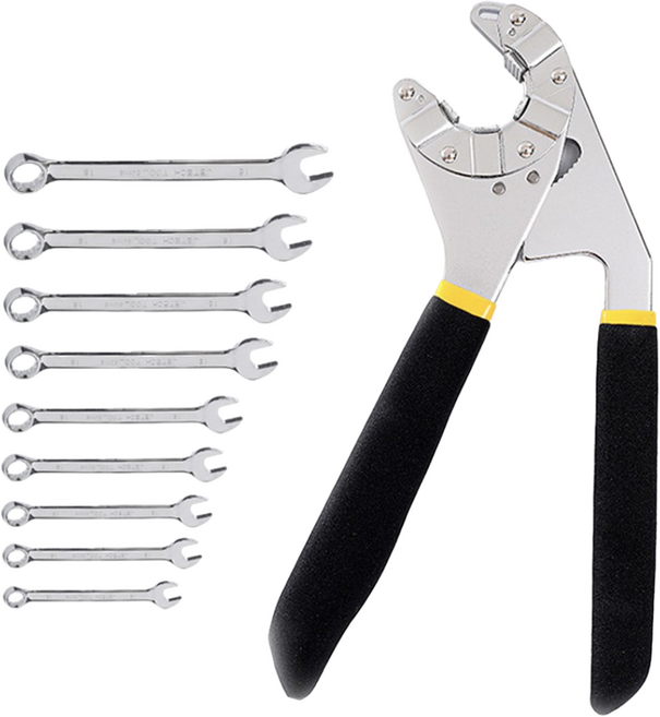 만능 렌치 멀티 육각 너트 볼트 조임 스패너, 1개