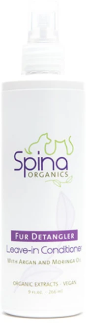 스피나 퍼 디탱글러 리브인 반려 동물 컨디셔너 with 아르간 and 모링가 오일, 266ml, 1개입, 1개 - 쿠팡