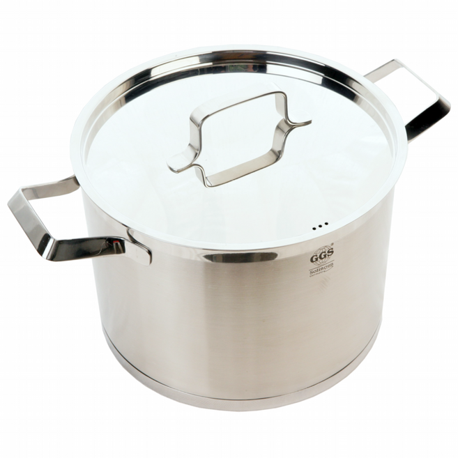 안전하고 위생적인 스탠 304 대용량 곰솥 바닥3중 인덕션 등 전열원사용가능, 1개, 실버, 30cm