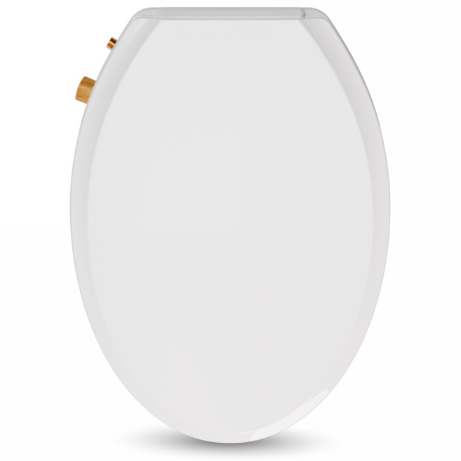 [NEW] VOVO Nature 7 시트형 수동비데(비전기식) 냉수전용 대나무원목핸들 소프트개폐기능 비데 세정기능, 고객직접설치