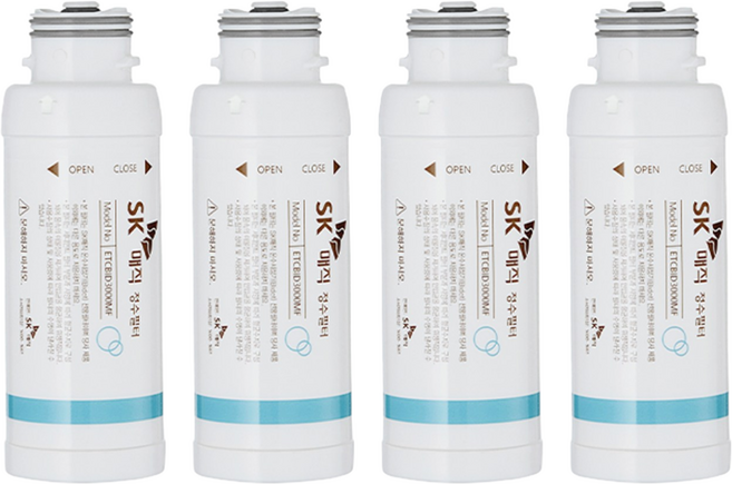 SK매직 ETCBID3000MF 정수 원터치 비데 필터 정품, 정품 4개, 1세트