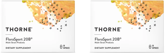쏜리서치 플로라스포츠 20B 멀티 스트레인 프로바이오틱 캡슐, 30정, 2개 - 쿠팡