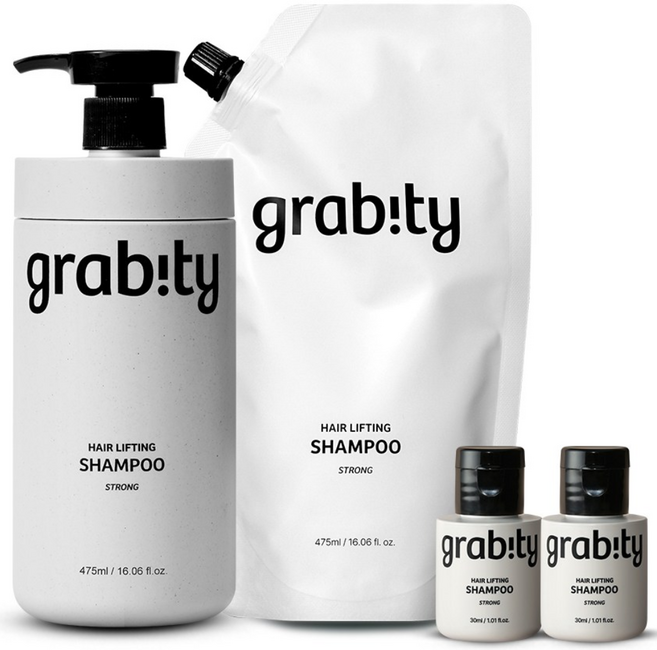 그래비티 헤어리프팅 샴푸 스트롱 1010 기획세트(본품+리필+여행용2), 1개, 1.01L