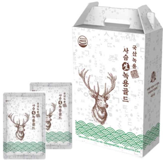 [태웅식품본사] 사슴생녹용골드, 60개, 60ml