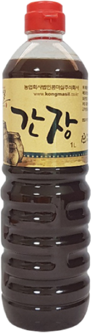 콩마실 전통 재래 간장(국산콩 100%), 1개, 1L