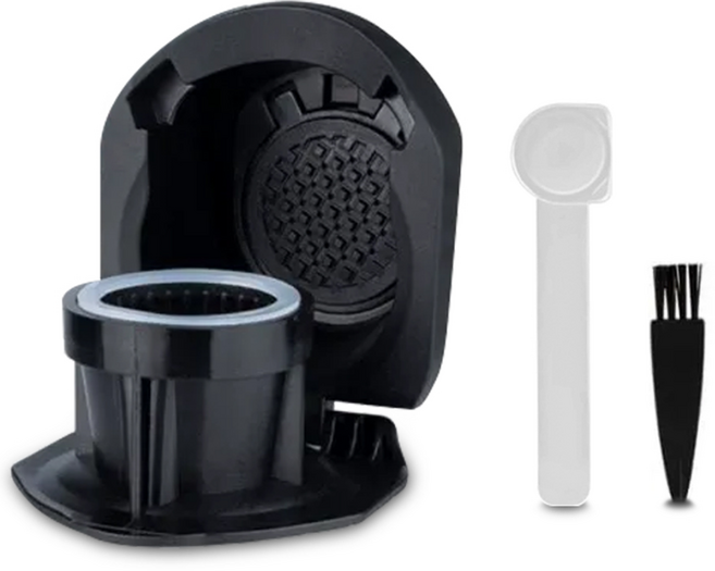 홈인홀 네스프레소 캡슐 호환 어댑터 돌체구스토 지니오S 미니미 호환 어댑터, 1개, 블랙