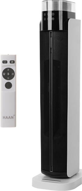 한경희 리모컨형 초저소음 PTC 무드등 가습 전기 난로 온풍기 히터