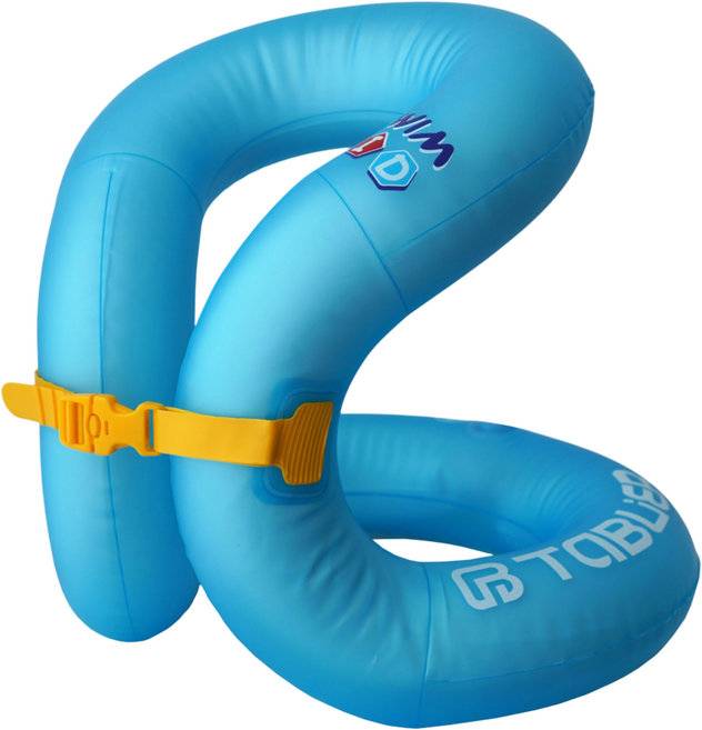 따블리에 어린이 넥튜브 물놀이조끼 부력조끼 수영보조용품 물놀이튜브 아마존판매, 블루, 1개