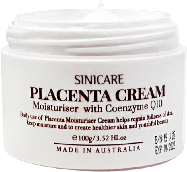 호주 제조 & 생산 시니케어 플라센타 코엔자임 Q10 크림, 2개, 100g