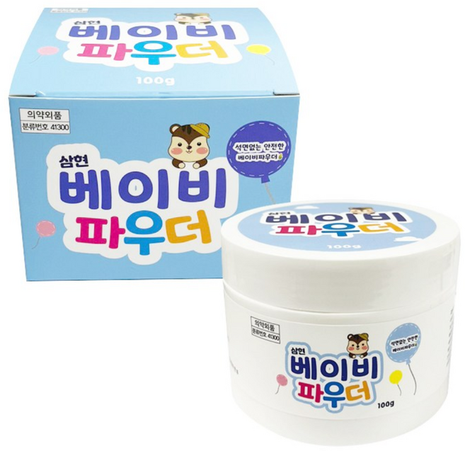 토닥 베이비 파우더 100g [8세트] 아기 땀띠 분통, 8개