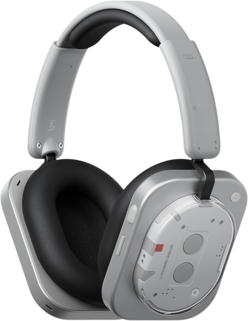 낫싱 Nothing headphone (1) 노이즈 캔슬링 블루투스 헤드폰 패션 헤드폰 힙한 헤드폰, 화이트