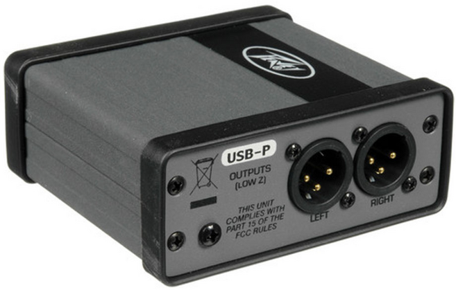 [오늘출발/재고보유] 피베이 USB-P 다이렉트 박스 USB 노트북 오디오 인터페이스 DI BOX 디아이 박스