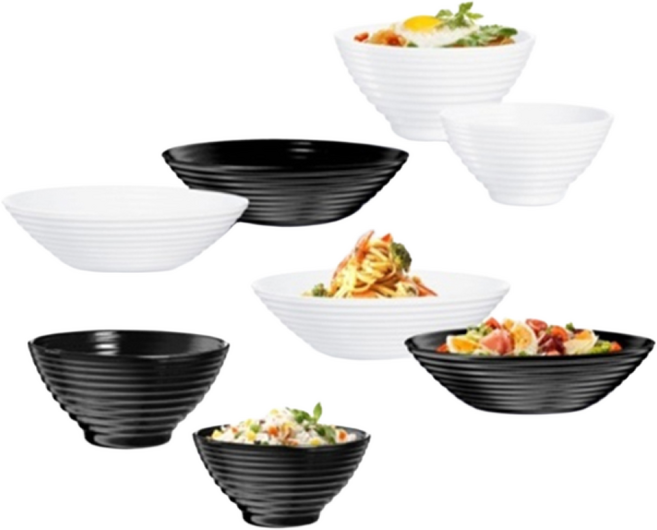 까르망 하레나 블랙&화이트 2인조 세트(8pcs), 1개