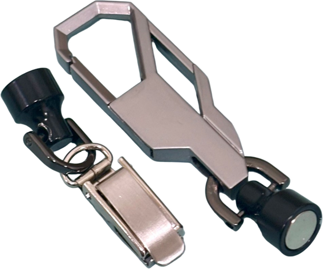 Lume 골프 자석 퍼터키퍼 3세대 퍼터커버홀더 집게, 크롬, 1개