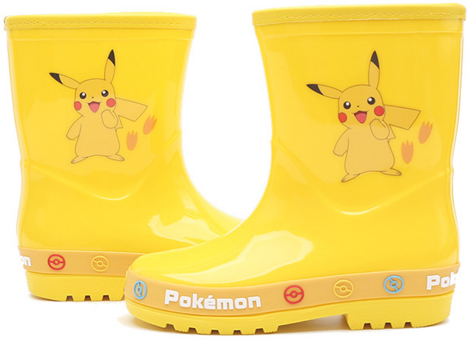 피카츄 팡팡 레인부츠