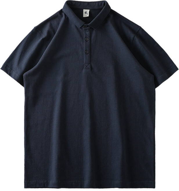 DUKEEN 남성 탄탄한 순면 320g 헤비웨이트 오버핏 반팔 폴로티 여름 데일리 무지 카라티