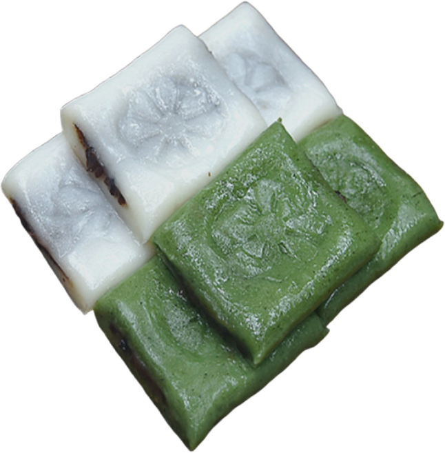 [나눔]백쑥앙금절편 백1kg+쑥1kg 굳지않는 절편떡 (개별포장), 994g, 2개