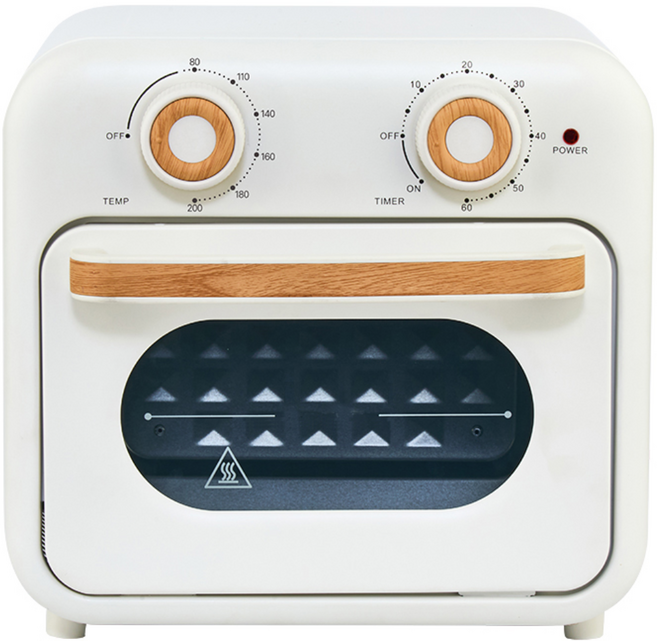 독일브랜드 오븐형 에어프라이어 10L 요리확인 200도 304스틸 바스켓 전기오븐, 다이얼형, 에어프라이어 오븐형 10L