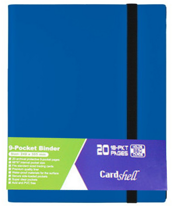 카드쉘 포카 바인더 앨범 9포켓 1개, 블루