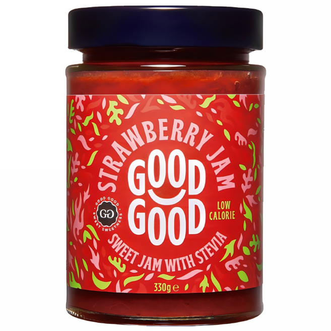 굿굿 저칼로리 스테비아 딸기잼, 330g, 1개