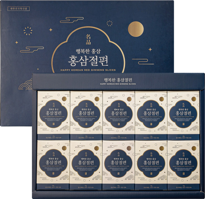 행복한 홍삼 절편 정과 실속형 간식 선물세트 답례품, 200g, 1개