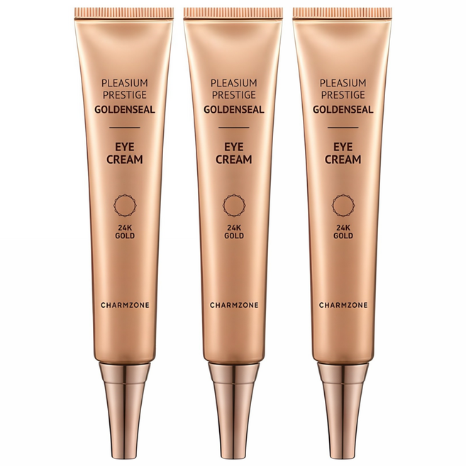 참존 골든실 주름+탄력 순금 24k 아이크림, 3개, 30ml