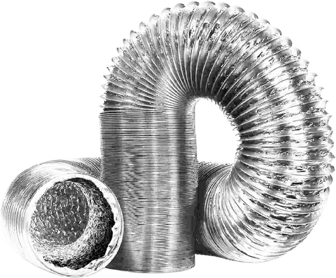 기란 고기집 업소용 직화기 후드용 자바라 103파이 10m 닥트호스 은색 동색 검정, 1개