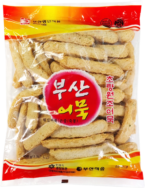 부산 영진 어묵 튀김어묵 [손중] 850g 새우표, 1개