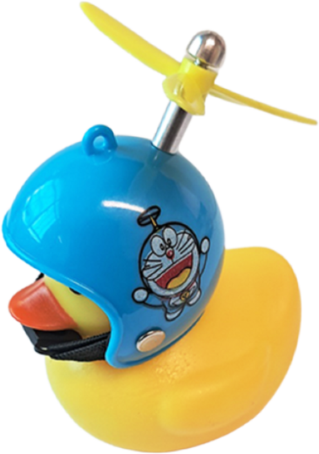 러버덕 풀세트 41종 오리벨 후미등 바이크 자전거 오토바이후미등 헬멧 프로펠러 어린이집 유치원 생일답례품, 26.도라에덕, 1개