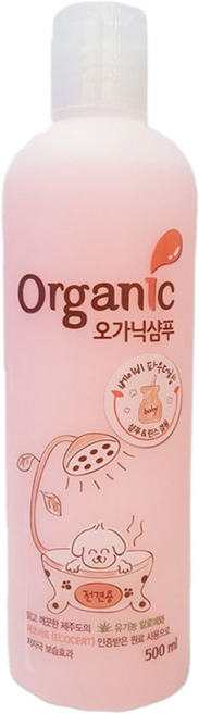 오가닉 베이비파우더 애견샴푸, 500ml, 1개