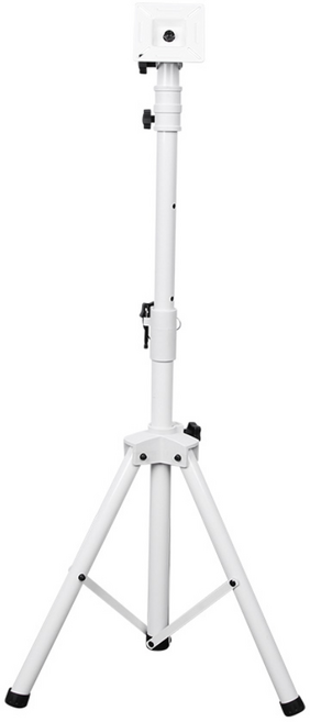 엔산마운트 FS-100 캠핑용 휴대용 접이식 TV 티비 모니터 스탠드 거치대, 화이트, 1개