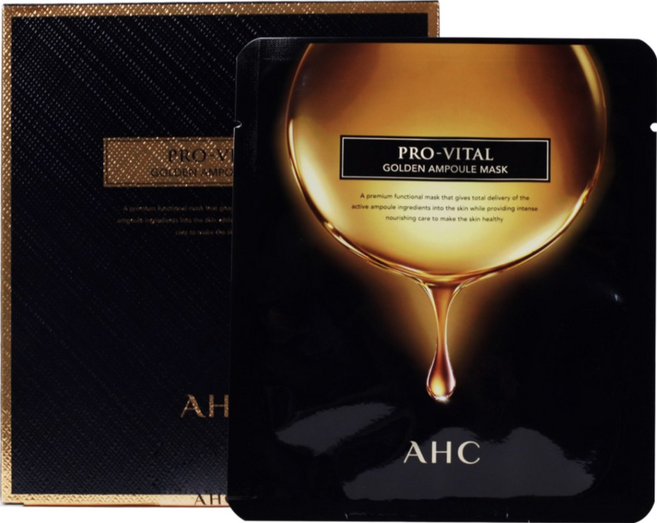 AHC 프로 바이탈 골든 앰플 마스크팩 25g 1매입, 40개입, 1개