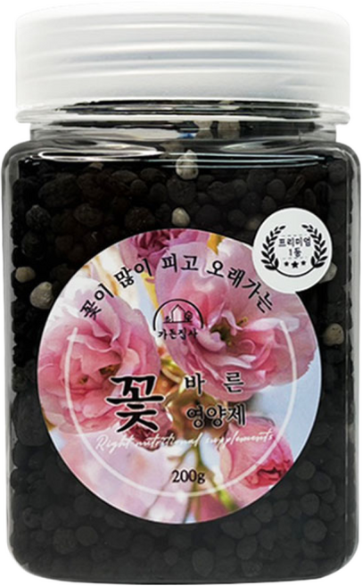 트리맘 바른 꽃영양제 200g-장미비료 제라늄 영양제, 1개, 200ml