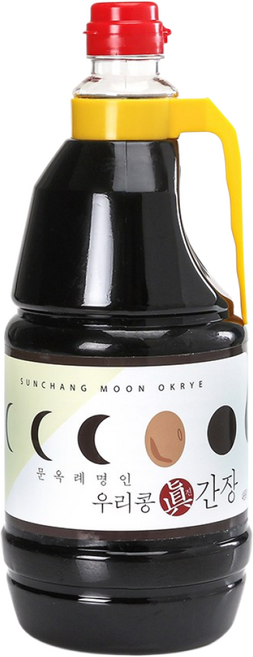 문옥례명인 우리콩 진간장 1.8L 조림 볶음 소스, 1개