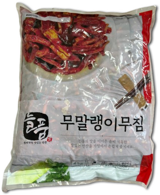 반찬단지 무말랭이 무침, 4kg, 4개