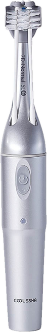 전동칫솔 쿨샤 고급형 풀세트(성인용), 실버, 1개, CS-501000D