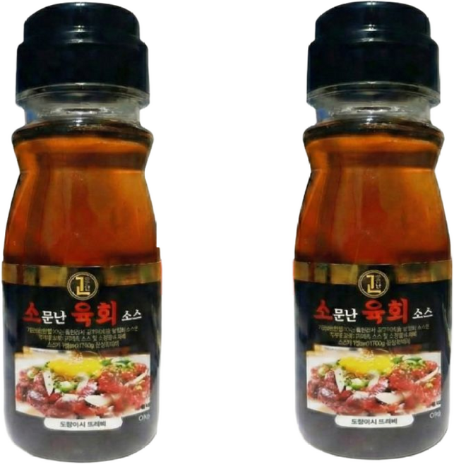 정담스토어 육회소스(120g) 간장맛 1+1, 120g, 2개