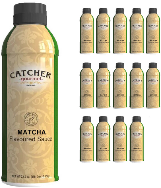 캐처 프로페셔널 말차 소스, 500ml, 15개