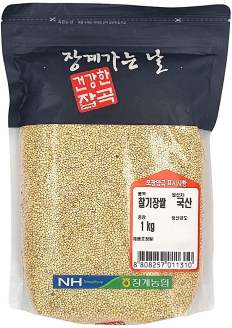 [농협] [25년산] 장수 장계농협 국산 찰기장, 1개, 1kg