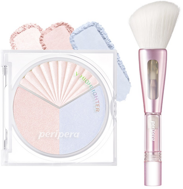 페리페라 브이 하이라이터 AD+증정, 002 클리어 플래쉬, 1개