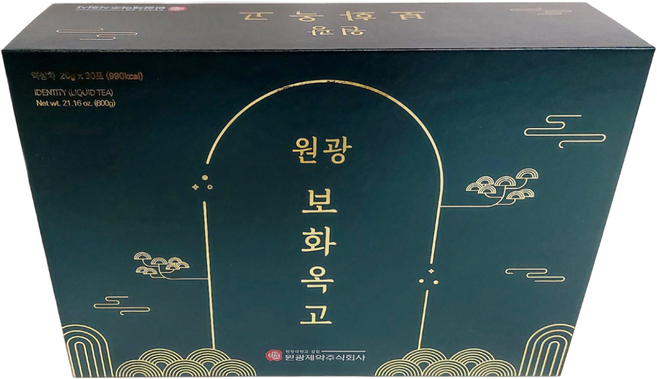 원광보화옥고, 1개, 600g