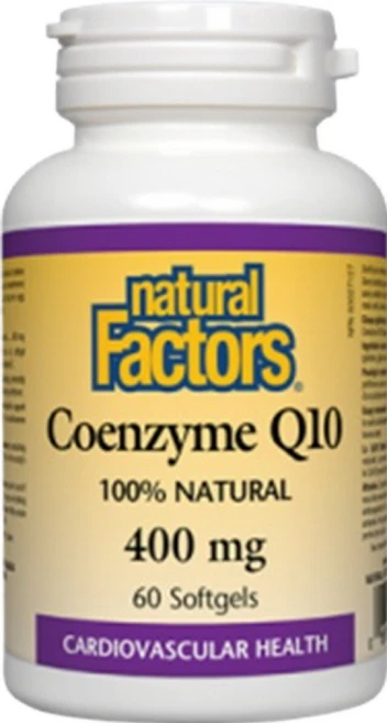 [내추럴팩터스] 코엔자임 Q10 400mg 60정 (Natural Factors Coenzyme Q10), 1개 - 쿠팡