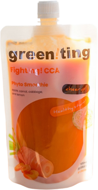 그리니팅 클렌즈 파이토 CCA 스무디 유기농 [원산지:상세설명에 표시], 30개, 195ml