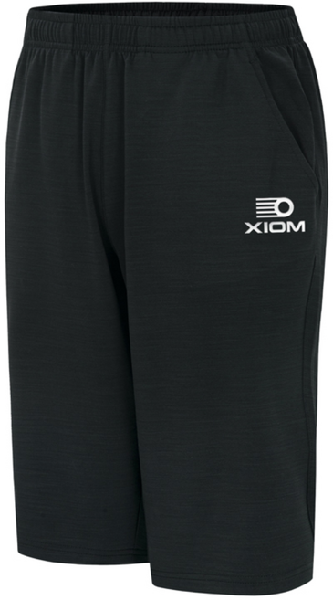 엑시옴(XIOM) 공식 본사 직영 와이드 레그2(WIDE LEG2) 블랙 기능성 탁구 유니폼 하의 경기용 탁구복