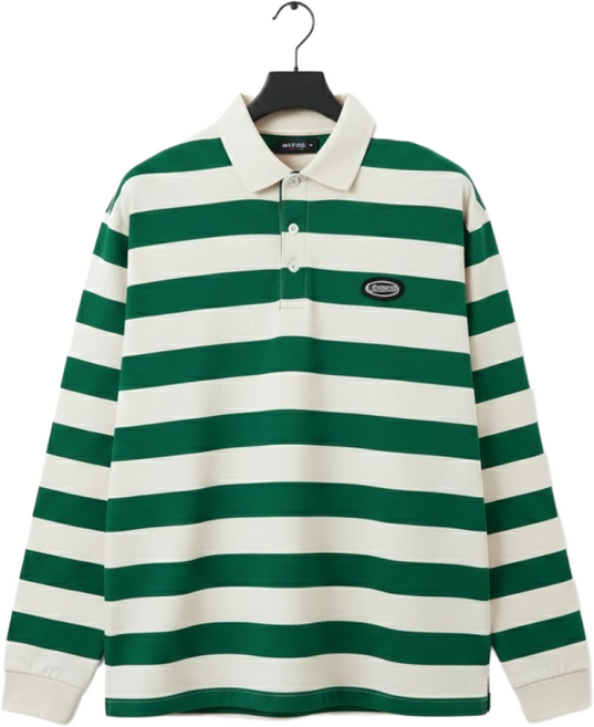 도쿠맨 남성 스트라이프 긴팔 티셔츠 L~3XL