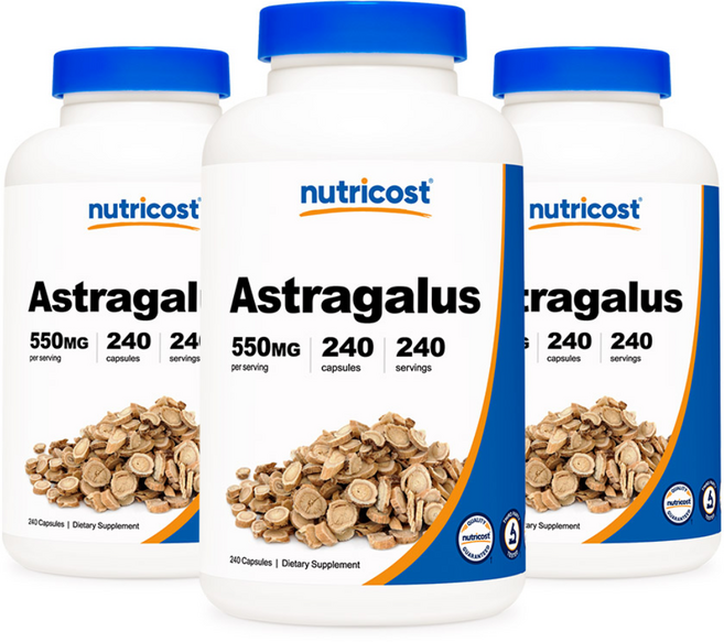 뉴트리코스트 황기 아스트라갈러스 550mg 240캡슐 3병, 240정, 3개